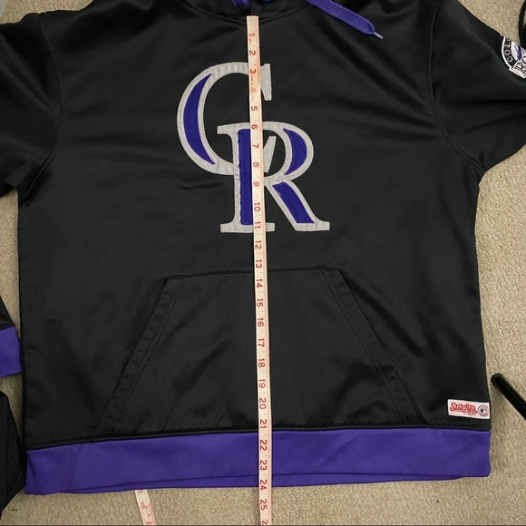 Stiches Colorado Rockies MLB Jacket Mens Large - Picture 6 of 7